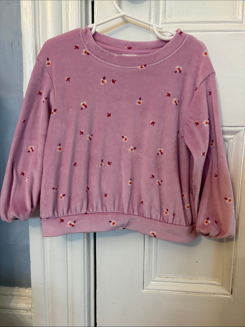 Cat & Jack Lavender Pink Floral Sweatshirt